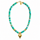 Melon Short Necklace with Heart