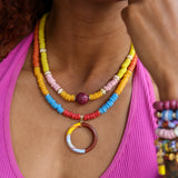 Mercato African Disk Necklace
