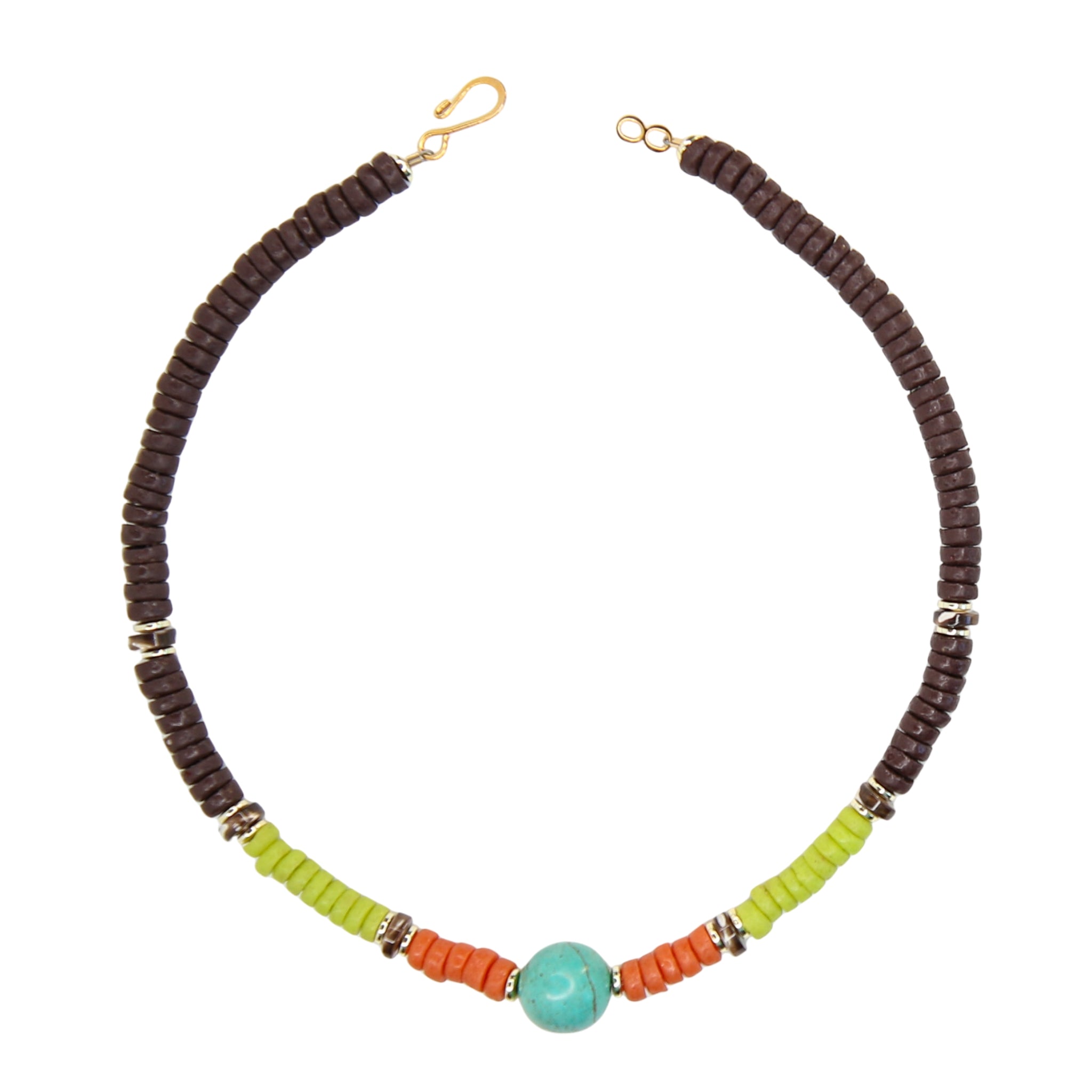 Mercato African Disk Necklace