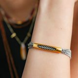 Morgan Triple Strand Bracelet in Gold