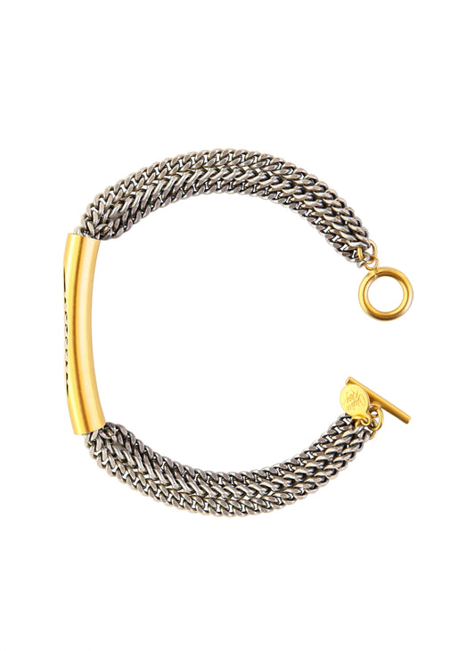 Morgan Triple Strand Bracelet in Silver