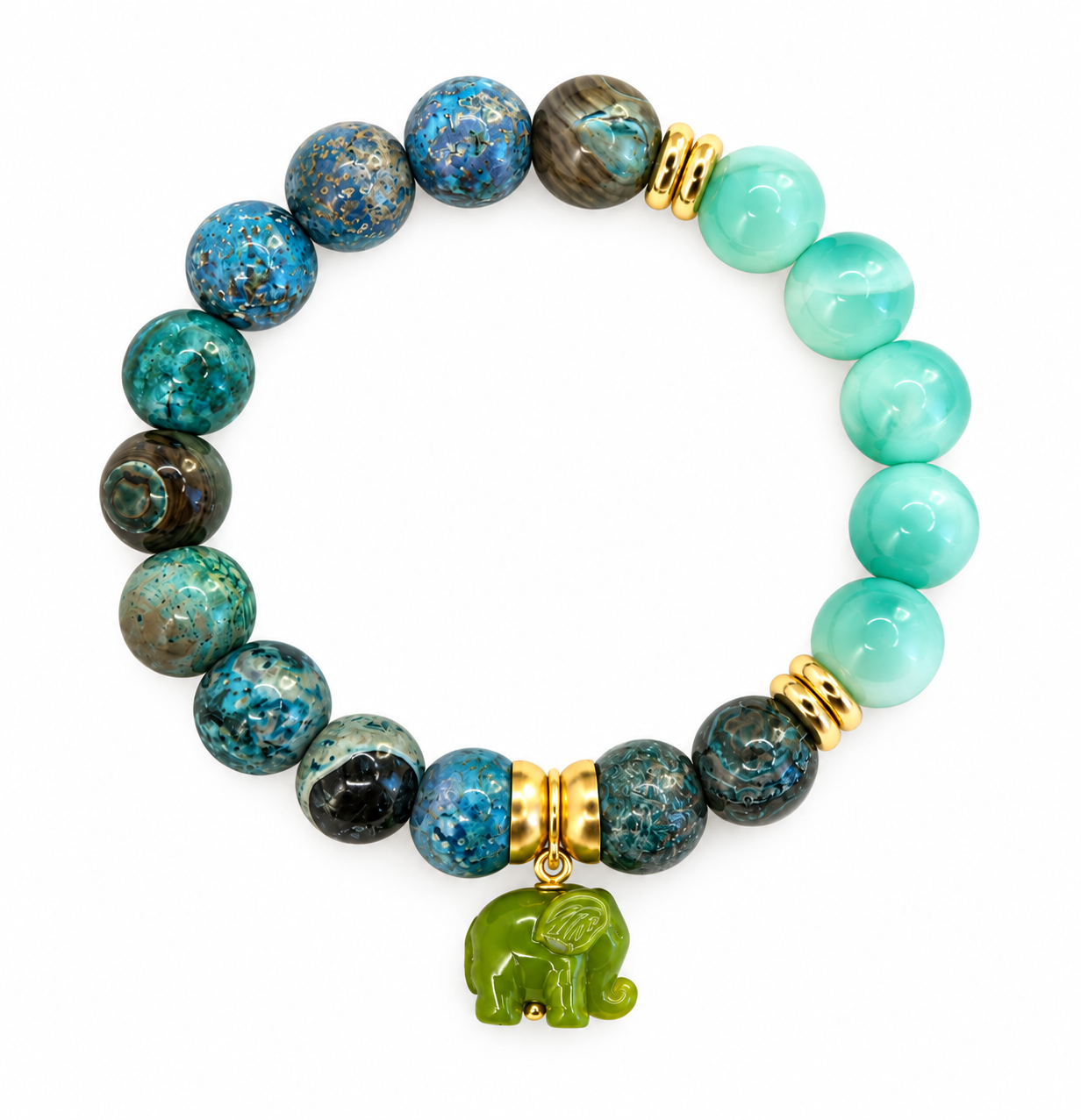 Nomad Gemstone Bracelet/Velvet Jungle Stack