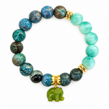 Nomad Gemstone Bracelet/Velvet Jungle Stack