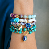 Four Corners Gemstone Braclet