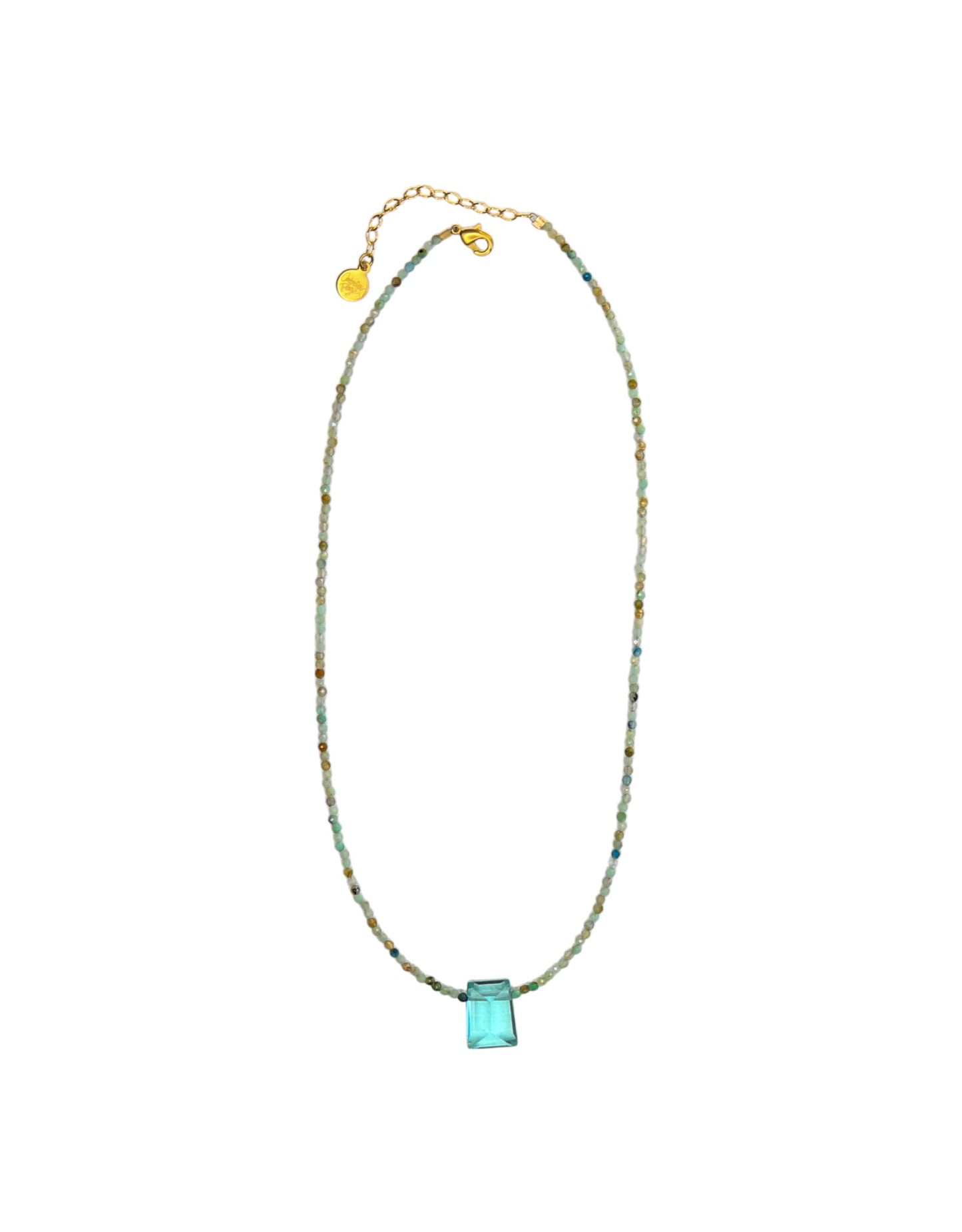 Ocean Stone Pendant in Amazonite