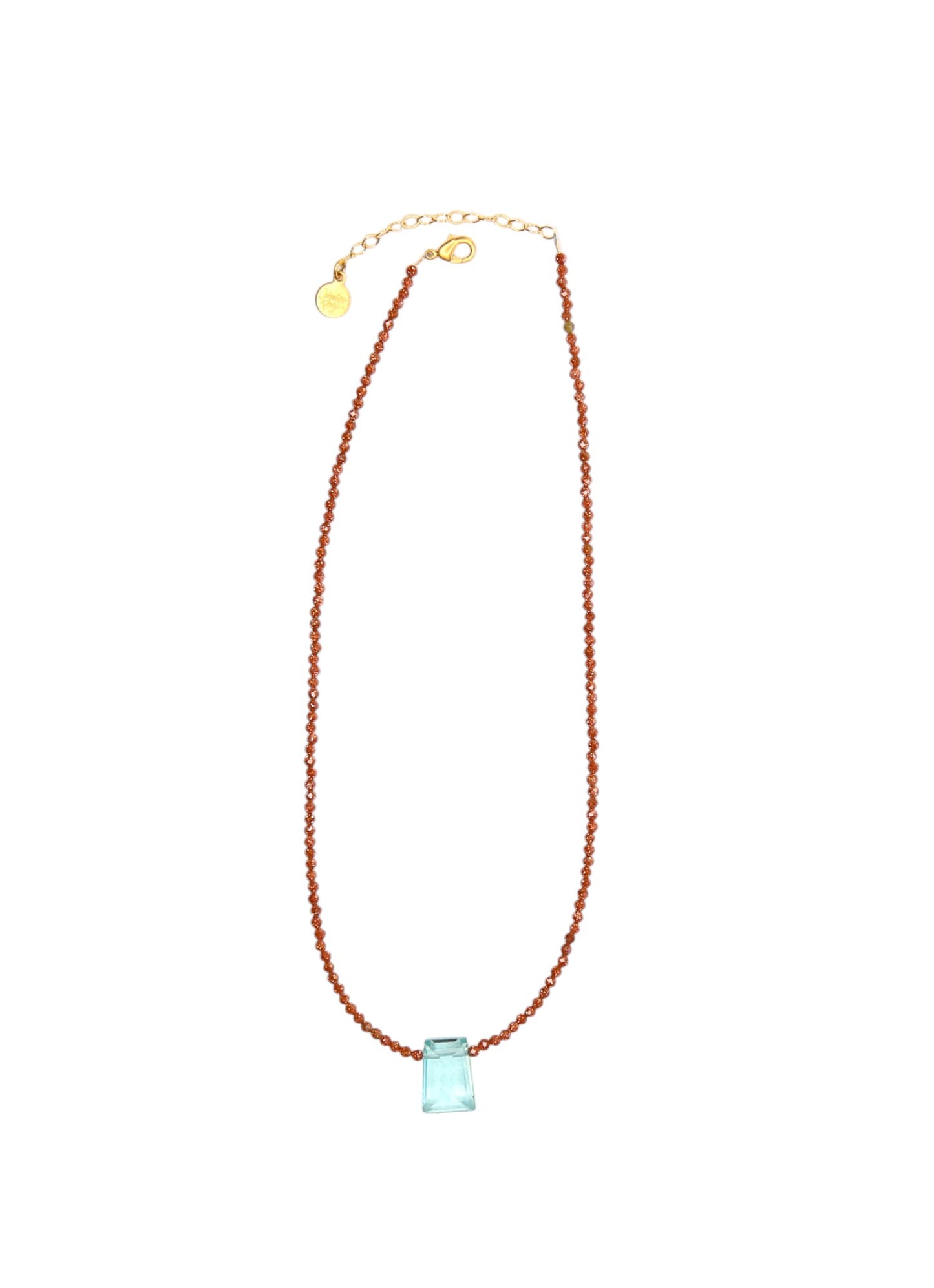 Ocean Stone Pendant in Sunstone