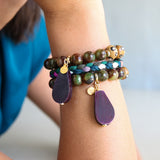 Palomar Elastic Bracelet/Dinner Party Stack