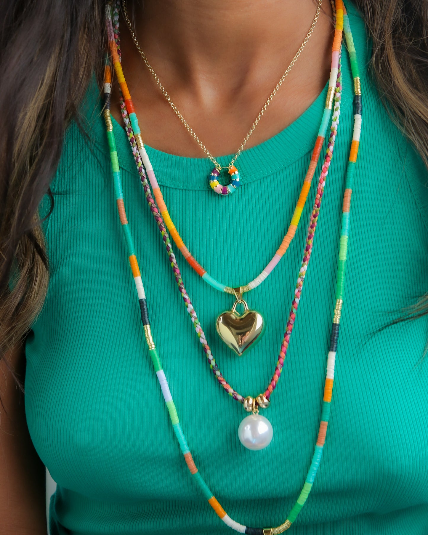 Tulum Necklace in Lagoon Blue