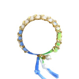 Poppy Woven Bracelet/High Tide