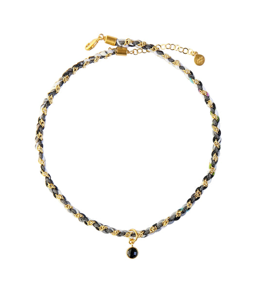 Round About Choker in Black