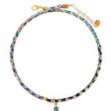 Round About Choker in Blues