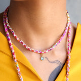 Round About Choker in Blues