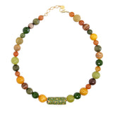 Saffron Beaded Necklace