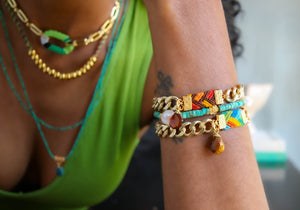 Sierra Bracelet in Moss Green