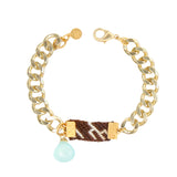 Sierra Bracelet in Chalcedony with Mocha