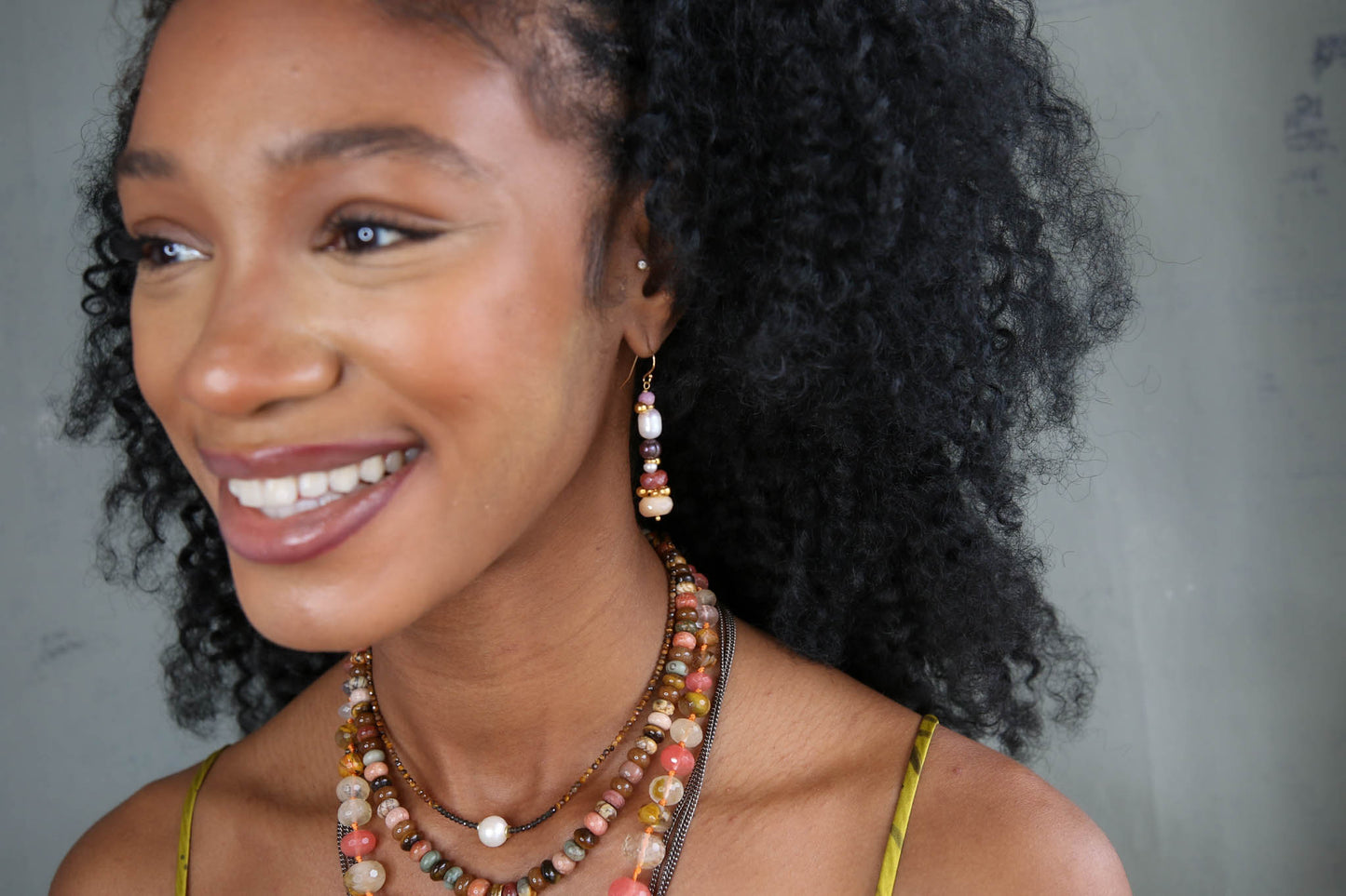 Simone Earrings in Turquoise Multi