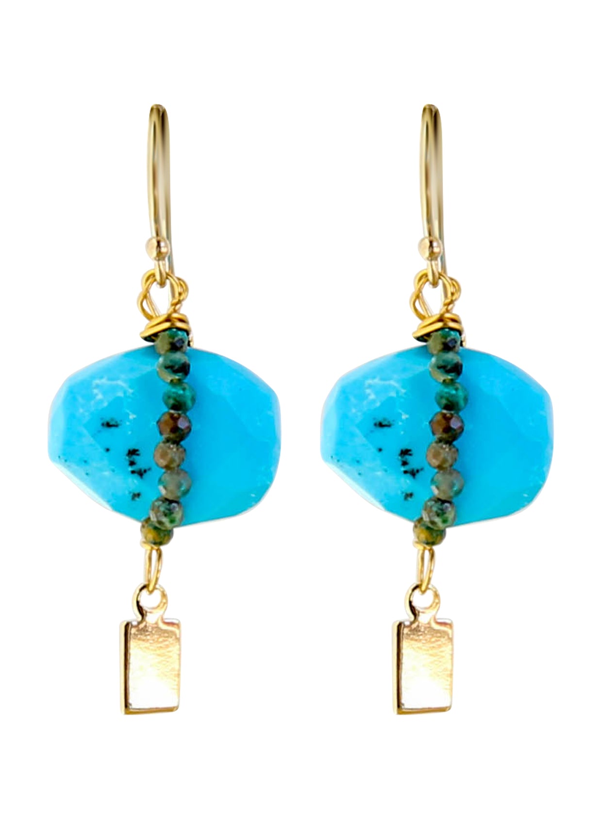 Solo Earrings in Turquoise
