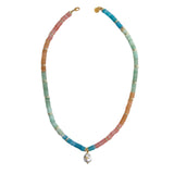 Spree Short Necklace in Petal Pink
