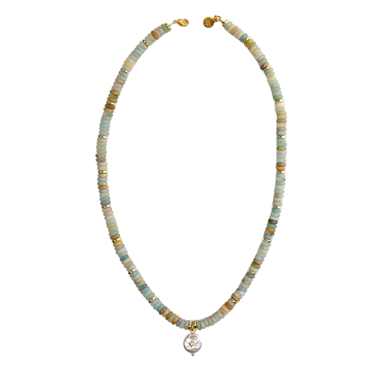Spree Short Necklace in Peruvian Opal