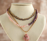 Sprinkles Short Necklace in Turquoise