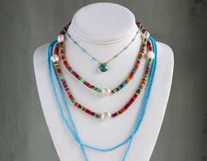 Mambo Necklace in Pale Multi