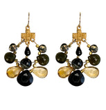 Florence Earring in Midnight Amber