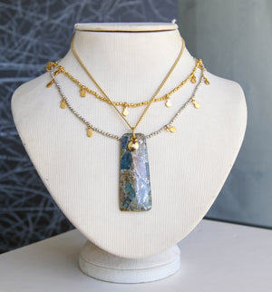 Adjustable Composite Pendant in Gold