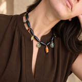 Tambourine Beaded Necklace