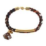 Tapestry Woven Bracelet/Amberlight Stack