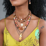 Amberlight Knotted Necklace