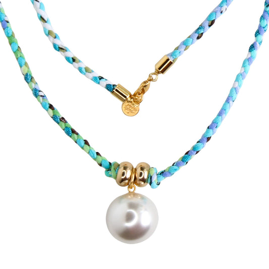 Tulum Necklace in Lagoon Blue