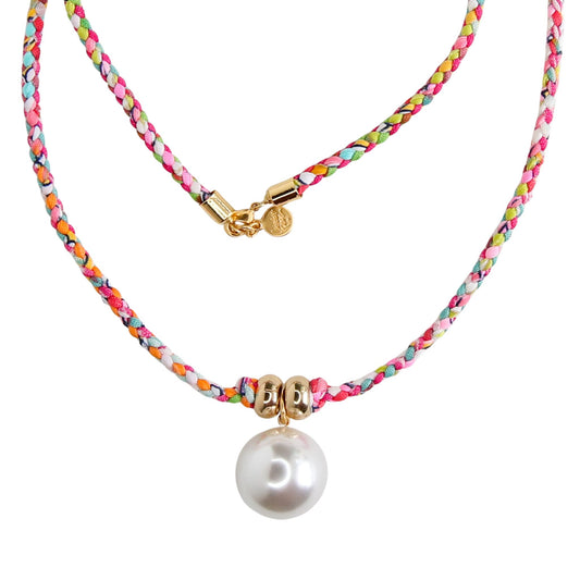 Tulum Necklace in Flora Pink