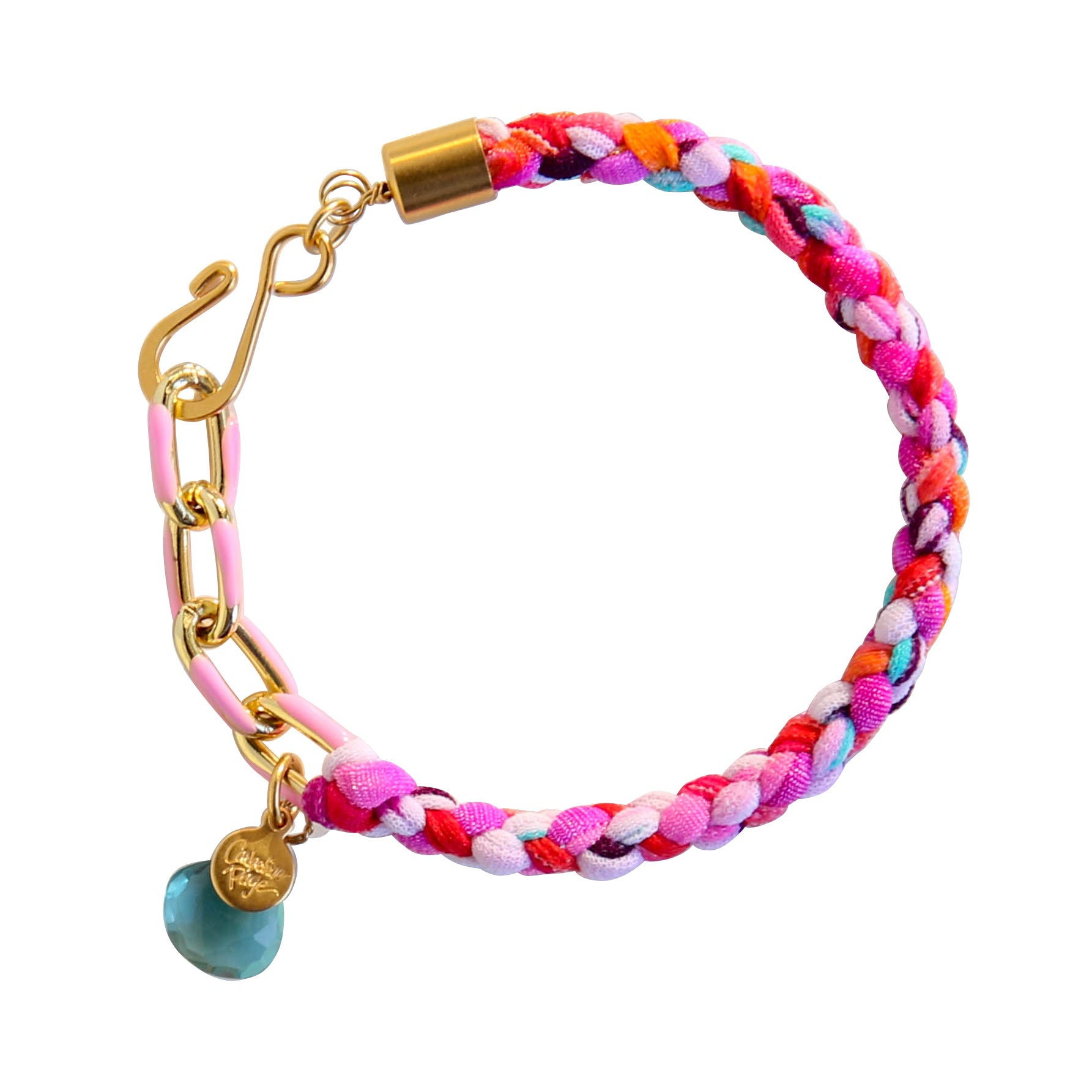 Twizel Braided Bracelet in Pink