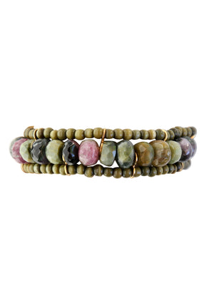 Utah Gemstone Bracelet in Tourmaline