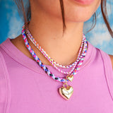 Valentina Necklace with Heart or Pearl