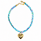 Valentina Necklace with Heart or Pearl