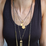 Velour Triple Strand Necklace