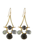 Willa Earrings in Labradorite