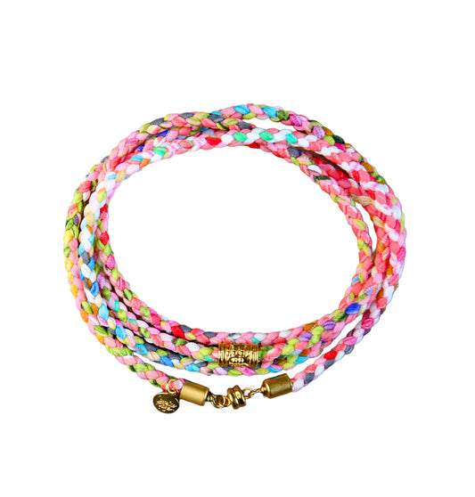 Zenwrap Bracelet/Choker/Anklet in Pinks
