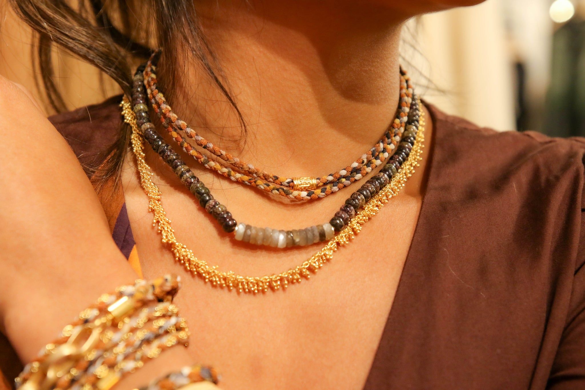 Zenwrap Bracelet/Choker/Anklet in Rust