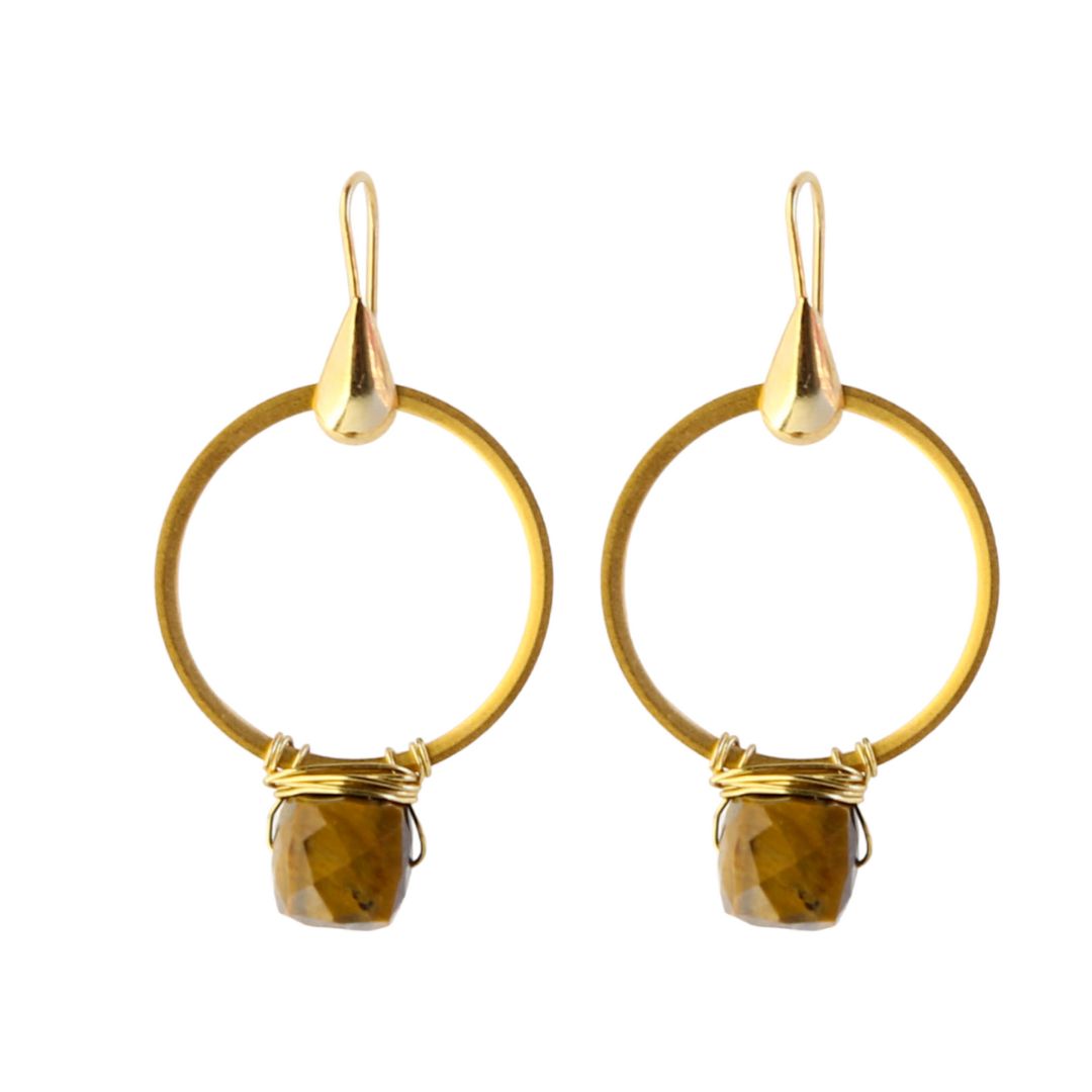 Satchel Earrings | Locally made, natural stones, high end fashion ...